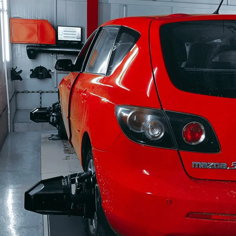 Mazda 3 — 3d развал-схождение в СТО Дасто, Минск